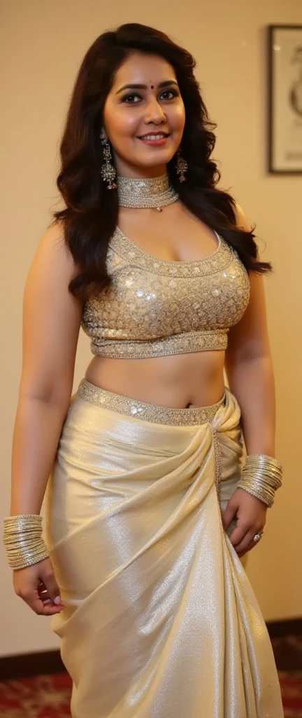 Hansika Motwani as Mrigtrishna, beautiful face, beautiful figure, big breast, beautiful outfit , perfect face, perfect figure, perfect picture , night scene 