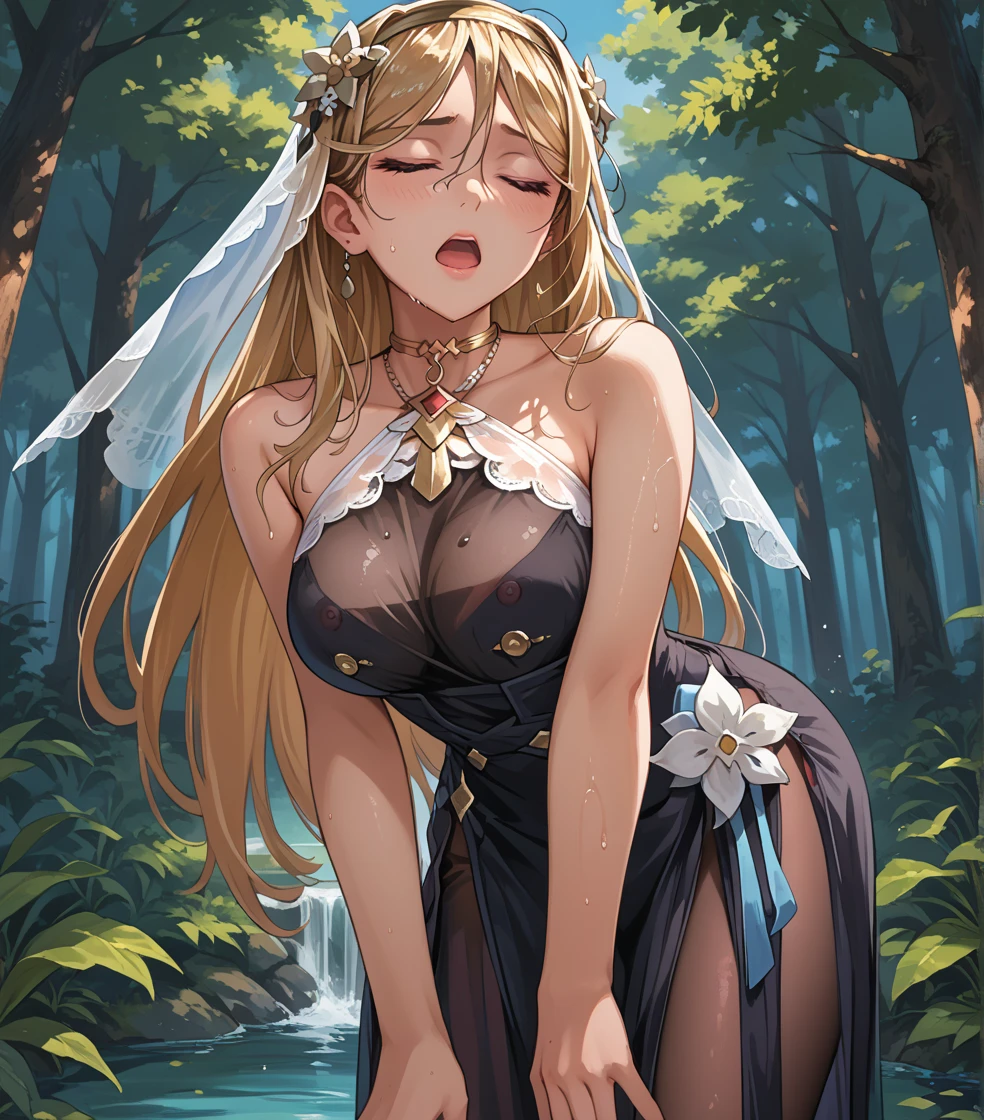 ((Finest quality)),(超A high resolution),(Ultra-detailed細),(Meticulous portrayal),((the most picturesque works of art),Ultra-Precision Art,The art of astounding depiction,Fantasyart:1.5, ((((Beautiful flowers々:1.5))), ((Body eroded by flowers:1.3)),(Glamorous body:1.3),fancy background effects、masterpiece、Fancy details、(NSFW 1.1), ((1girl in)), ((masutepiece)), ((Highly detailed:1.3)), In crystal clear water,beautiful woman entering the lake, ((long yellow hair)), Wet hair, Wearing a light transparent dress, clothed bathing, steam, (many petals floating on the lake:1.8), Early morning light, Ivory Gold AI, windows, Crepscular lighting, 、Lace sheer underwear、very very gigantic boobs、Transparent pink nipples、Transparent pink areola、lace and string shorts.、princess carry,Sexy lingerie with lace and strings,See-through sexy lingerie,Transparent lingerie、translucent dress、pearlsescent、pearls、Sexy Harness、Sexy garter belt、Sexy Stockings、Well equipped,intimate, rose garden、Multicolored roses、lake with floating roses、Lying down、Open legs、Spread your legs、Open thighs、Immersion in water、Wet body、splash water、gorgeous flower decoration、big flowers、stylish hair、Moon, lantern, Night, Solo, playing in the water, Water, hair flower, flower, Outdoors, skyporn, full Moon, Rain, lantern, wet clothes, skyporn, wet hair (((masutepiece),(the Extremely Detailed CG Unity 8K Wallpapers),Best Quality,Cinematic lighting,Detailed background,Beautiful detailed eyes,Bright pupils, (extremely delicate and beautiful),(Beautiful and detailed eyes description), Ultra-detailed,masutepiece,)),((Yellow eyes))、