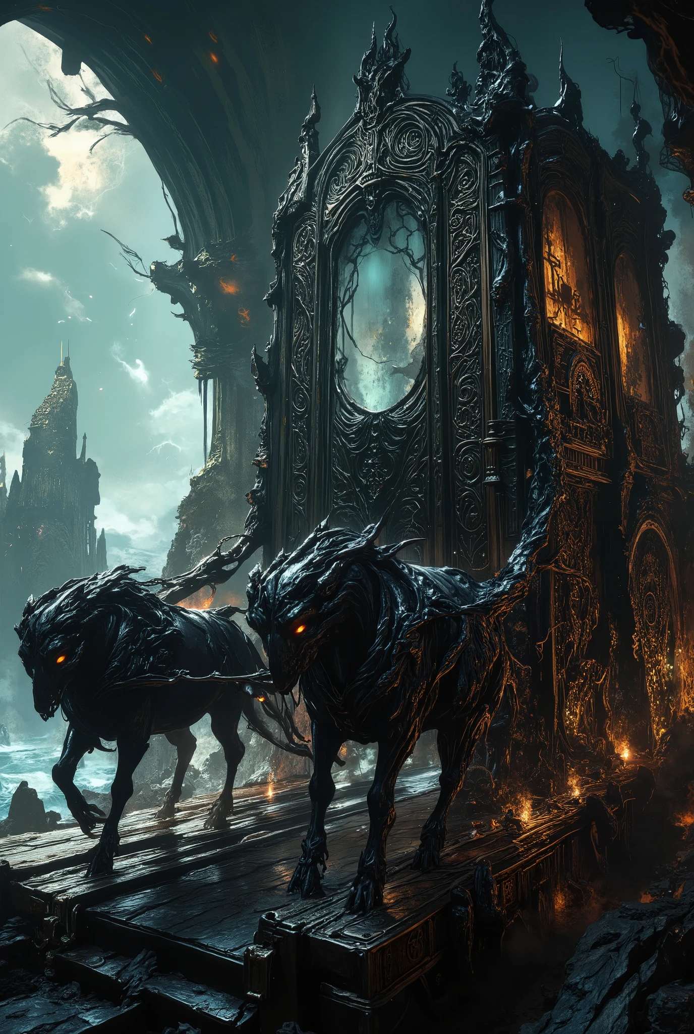 carriage for the evil sorceress