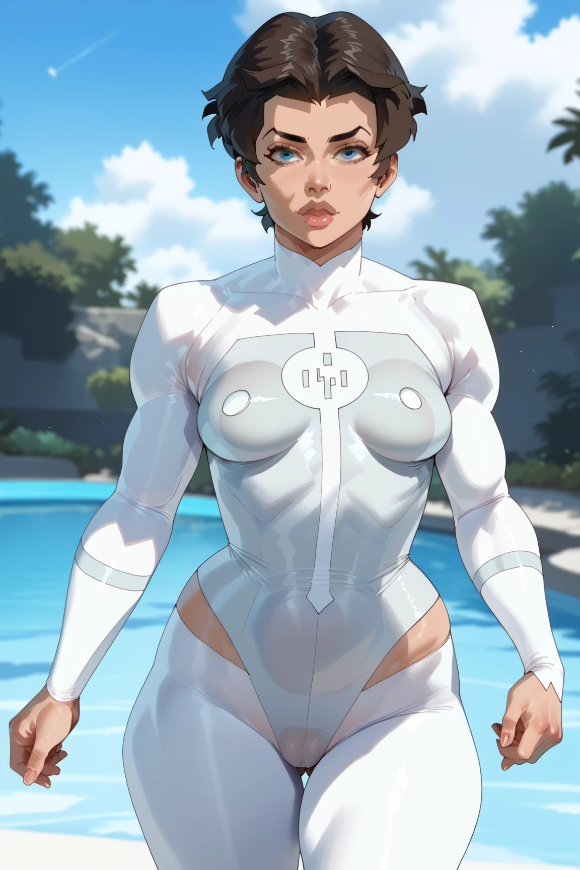 draw a pornagraphic image of Shinji Ikari(male) from evangelion nude and jumping