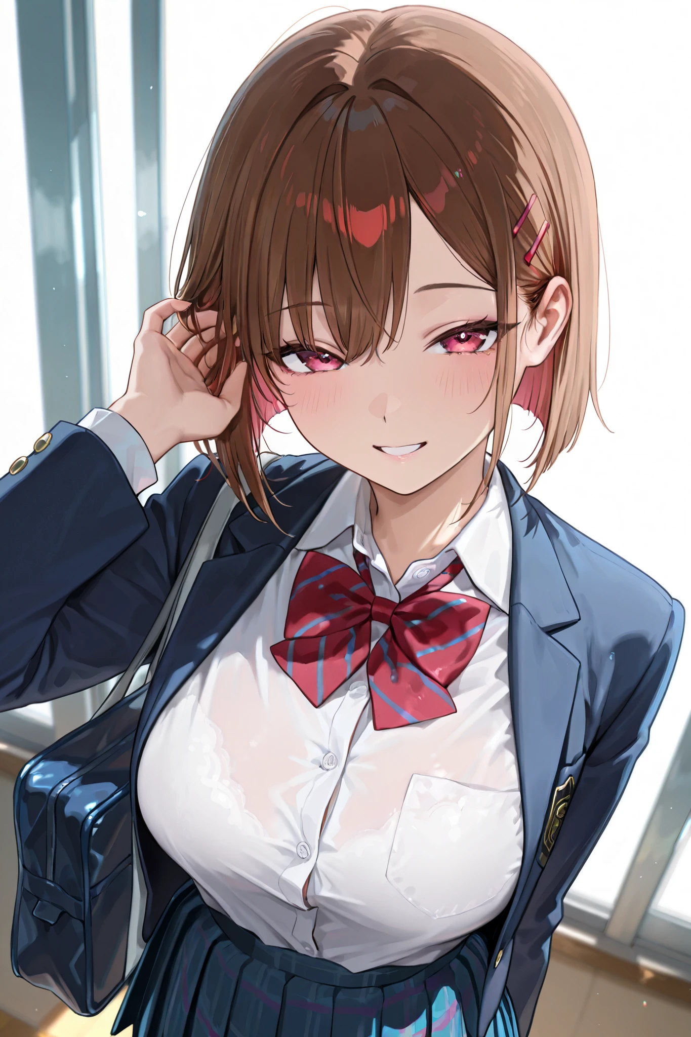 Masterpiece, Best Quality, Beautiful Girl, School Uniform,