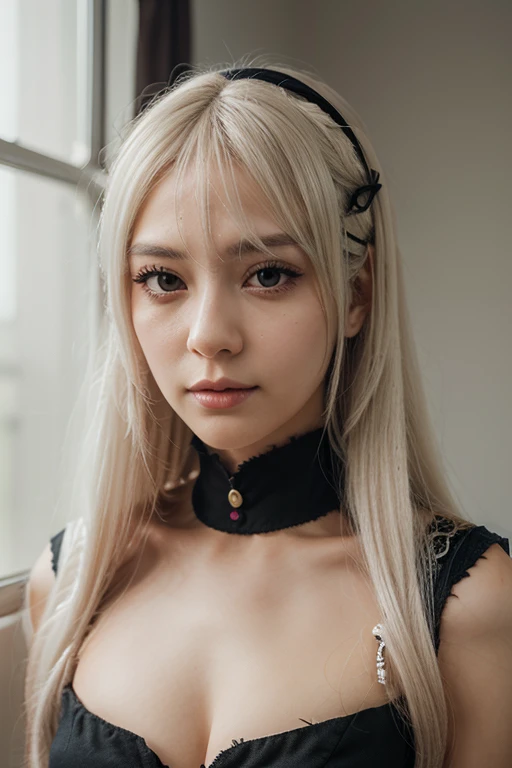 Masterpiece, Best Quality, 8K, (looking up at viewer:1.1), splendid, hot, captivating, young american woman, (Eye contact:1.1), beautifull face, (Detailed face:1.2), (horny:1.2) , Hyper Detail, Best Quality, The ultra-Highres, White hair, Photorealistic, high resolucion, detailed, Raw foto, 1Girl,