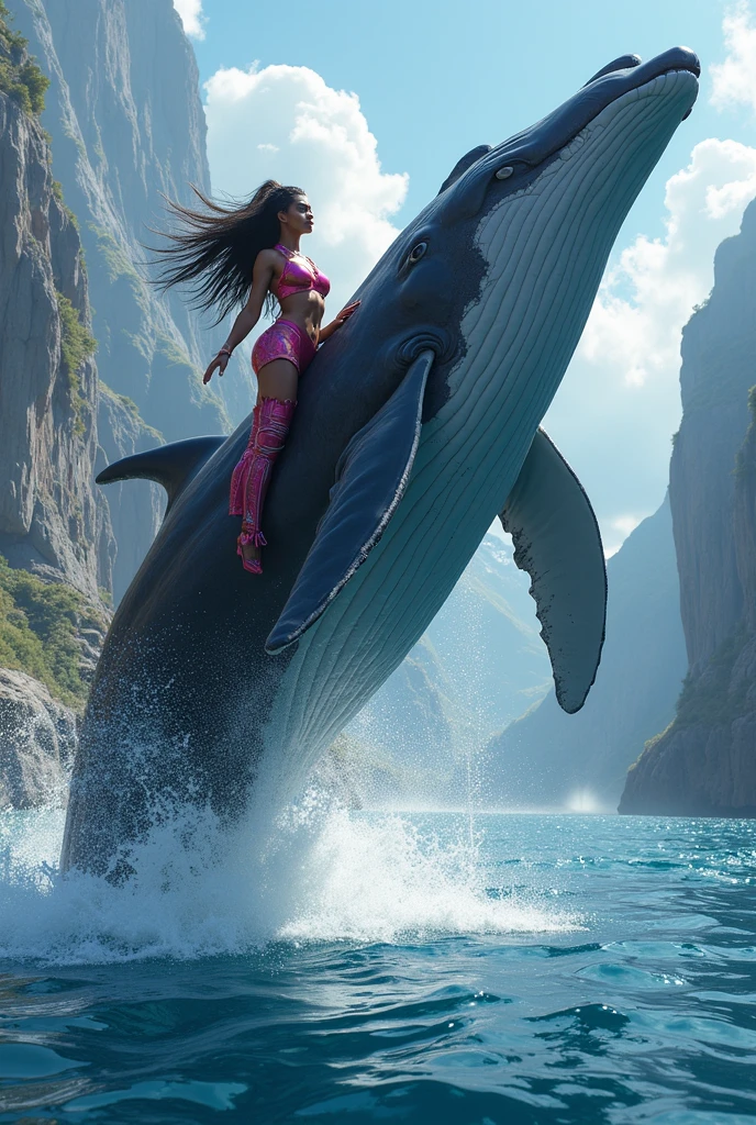 women .dolphin huge . women delfin fusionada cuerpos Atlético delgada pechos grandes nalgas grandes cabello largo. river palace .Mountain.