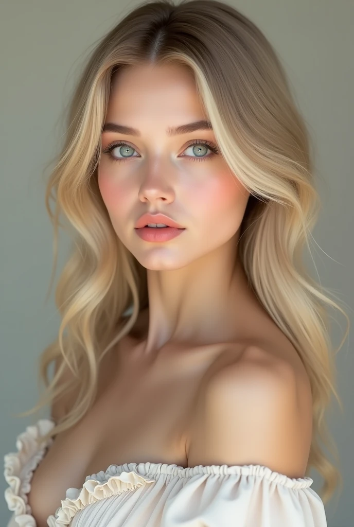 Jeune femme influenceuse blonde sportive en maillot de bain de dos au bord de la piscine