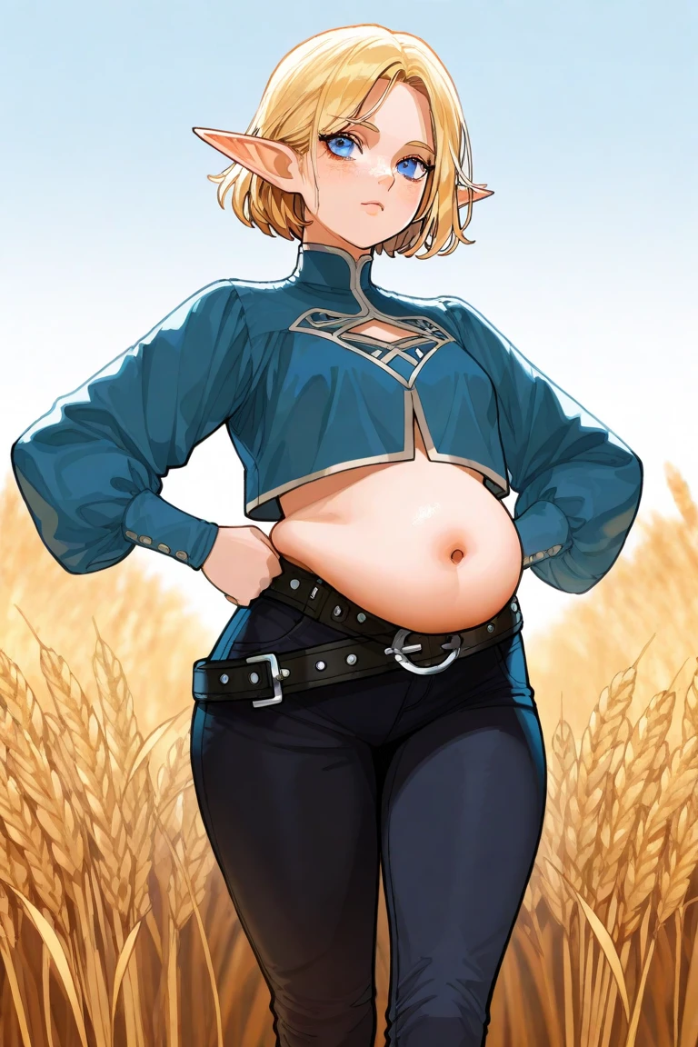 blonde girl, She is 25 years old, she has very perfect green eyes, detailedeyes, perfectbody, (natural sagging breasts: 1.4), she has sexy eyes, she is flirting with the camera , (texturized skin: 1.2) face detailed, (full body shot photograph : 1.5), (She's not wearing a blouse and she's not wearing a bra, a red bikini, just the bottom.: 1.3), she's on a sailing ship, Bora Bora Background, (full light on body and face : 1.3) (professional photograpy:1.3), (Face ultra detailed : 1.3) photo ultra realistic, ultra HD, work of art,