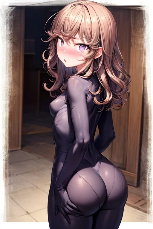 masterpiece, best quality, high quality, perfect anatomy, ultra detailed, perfect design,
BREAK,
high school girl, beautiful detailed face, realistic skin, (shiny glossy skin),
BREAK,
brown eyes, ((realistic eyes)), ultra detailed eyes, beautiful high light eyes, (narrow eyes), ((droopy eyes)), (big eyes), (wide-set eyes), double eyelids, (((half closed eyes))),
BREAK,
brown hair, ((bob cut)), ((straight hair)), (medium side hair), thin hair, (swept bangs), shiny glossy hair, 
BREAK,
[happy smile], ((screaming)), tongue out, (feeling weak), (embarrassed), (nose blush),
BREAK,
(((black body stocking))), small breasts, (bouncing breasts), (erection of nip-ples), steam, sweaty body, (wedgie), (cameltoe),
BREAK,
((all fours on the bed)), (((learning forward))), (((spread legs))), ((sole of feet)), (((from behind))), ((looking viewer)), (((focus hip))),
BREAK,
(love hotel room), top light, warm light