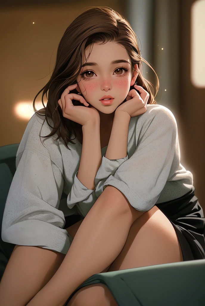 Warm Girl Drawing