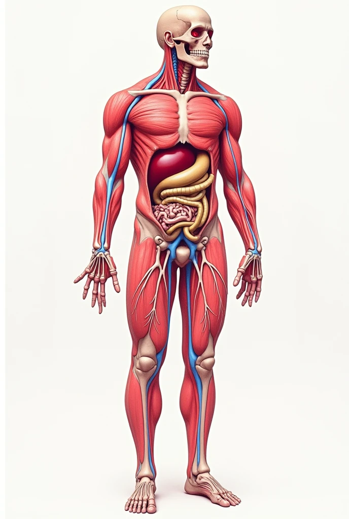 Create image of the male lymphatic system