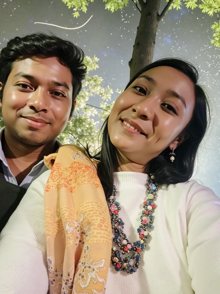 they are standing in a dark area with lights on the street, shot on sony a 7 iii, taken with canon 5d mk4, shot with canon eoa 6 d mark ii, taken with canon eos 5 d mark iv, photo taken with nikon d 7 5 0, photo taken with nikon d750, shot on sony a 7, lovely couple, Realistic Face, 8k image