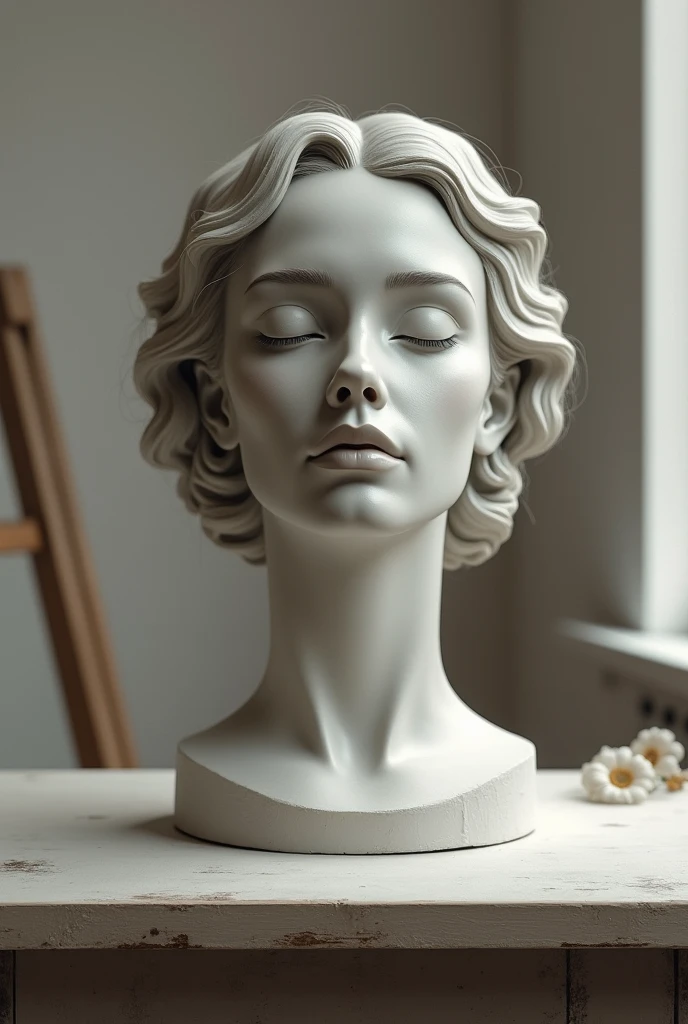 (masterpiece, best quality:1.2) ,Artistic statues,3D Sculpture,ceramics,Solitary, whole body(8k)
