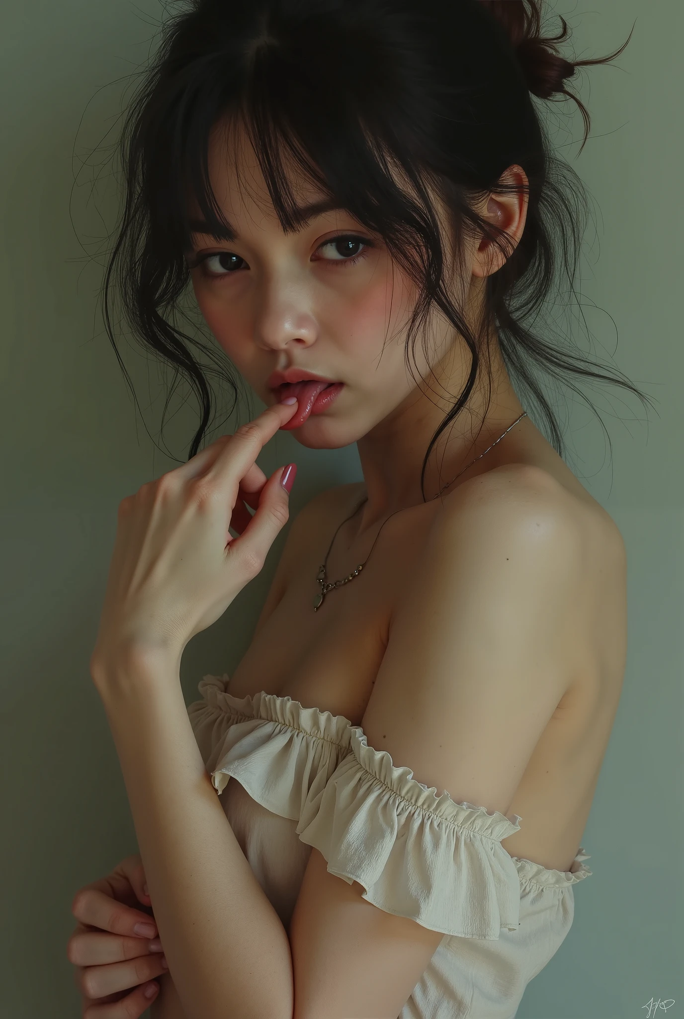 (masterpiece:1.2,high quality), One girl, ((Ultra-Realistic Details)), (Realistic beautiful Japanese girl face)、((((front))))、((((16歳))))⦅Upper body close-up⦆、(((Completely naked)))、((((short hair))))、(((small, Flat Chest:1.4)))、Global Illumination, Shadow, Absurd, Octane Rendering, 8K, Ultra Sharp, Metal, Complex, Decorations detailed, highly Complex details, ((A clean and pretty face)), Equipment, Bobcut,((((((She is eating dark brown poop, her mouth is stained with poop, and she has poop on her face, hair and breasts))))))、((((((Her mouth is dirty with shit))))))、((((((She is eating dark brown poop, her mouth is stained with poop, her face, hair and breasts are stained with feces))))))、((((((Dirty brown poop staining her hair and beautiful skin, filthy))))))、((((((She has a lot of shit in her mouth))))))、((((Nipples are pink and natural color))))