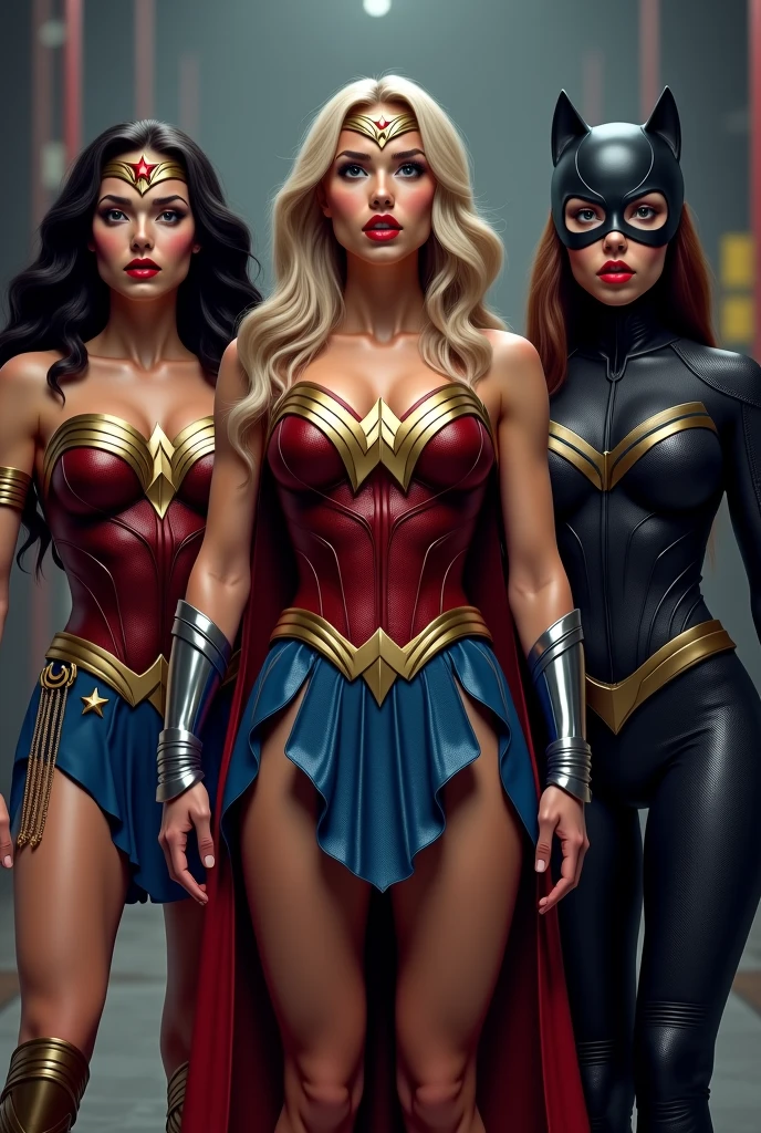 BOMBSHELL VALKYRIE, MATURE WOMAN, 30 YEARS OLD, ATHLETIC BODY, MUSCLES, BLONDE HAIR, GRAY EYES, ROSY CHEEKS, ANGRY FACE EXPRESSION, BLACK PANTIES UNDER ARMOUR, FULL BODY SILVER ARMOUR, SHINING ARMOUR, MITHOLOGY, random hair, looking at camera, gigantic breasts, cleavage, (high detailed skin:1.2), 8k uhd, dslr, super lighting, high quality, film grain, high res, highly detailed, hyper realistic, beautiful face, beautiful body, beautiful eyes nose lips, alluring expression, very bold, upper visible, full body photo, standing legs apart, pale translucent glowing skin, most beautiful face, cute, (well defined pubic hair:1.2)), (dark plain black background:1.4))