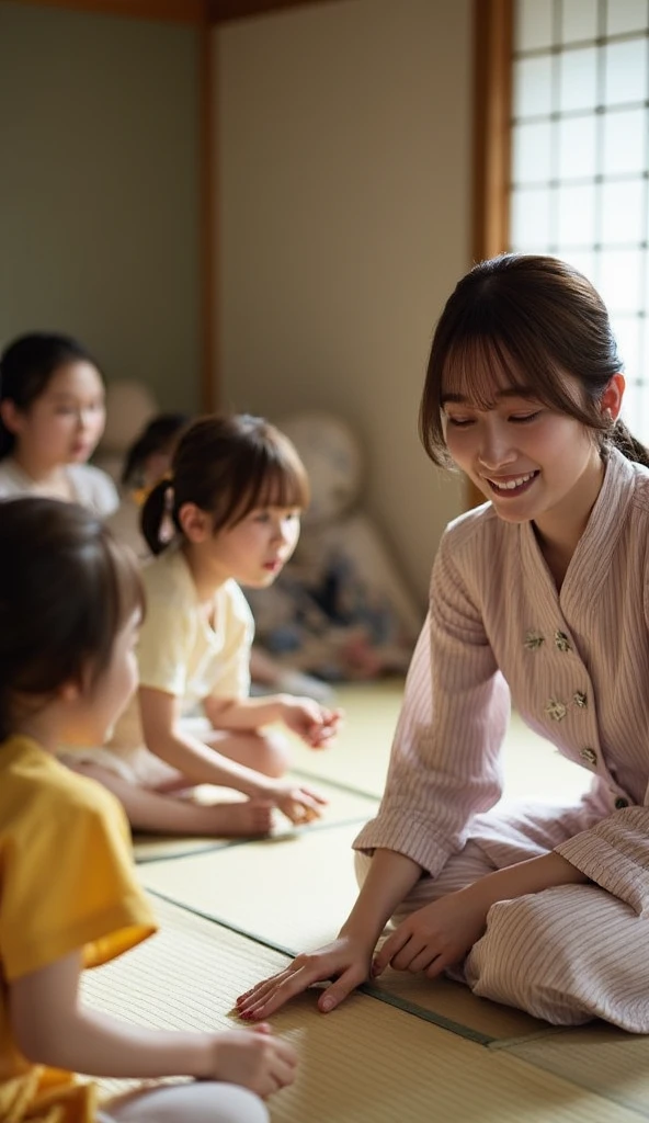 Family Prayer:"A family gathered to pray inside a rustic house, with the farmer, his wife and a six-year-old girl holding hands, in an environment of hope and despair."