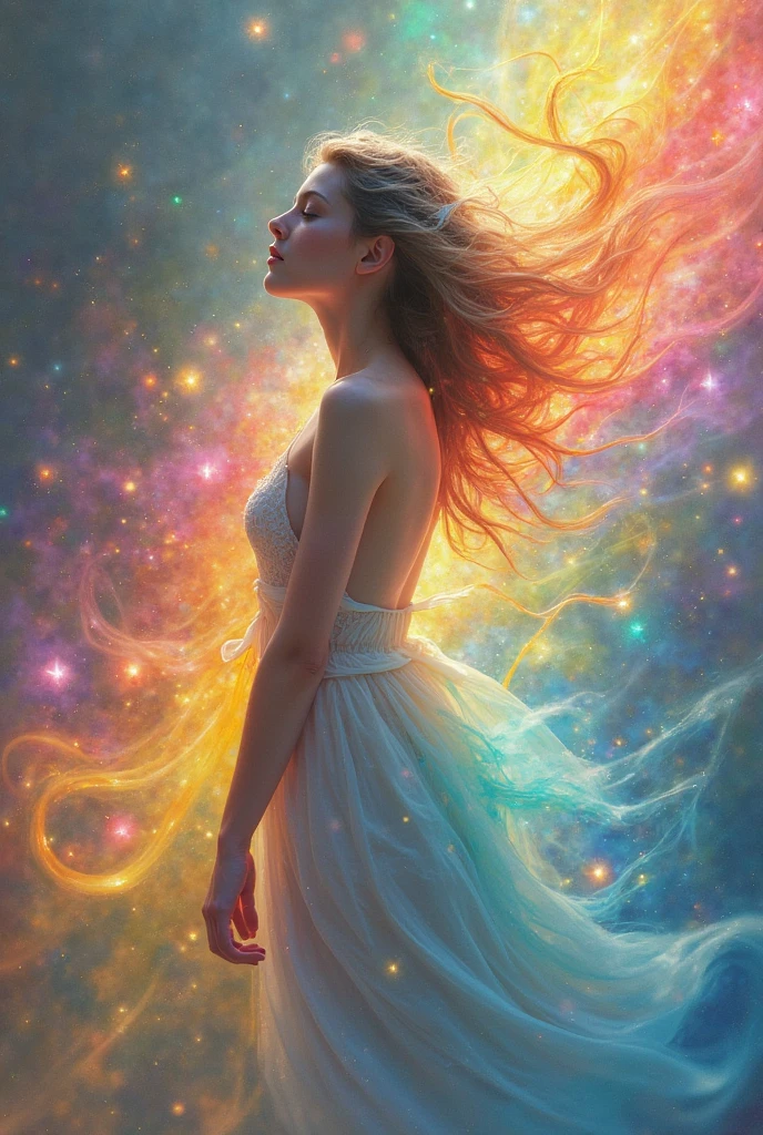 1girl, rainbowing, Through Mitsutoe