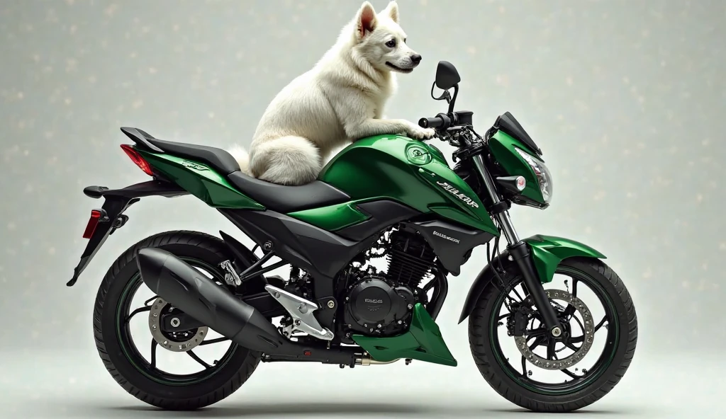 Cat delivering on a motorbike