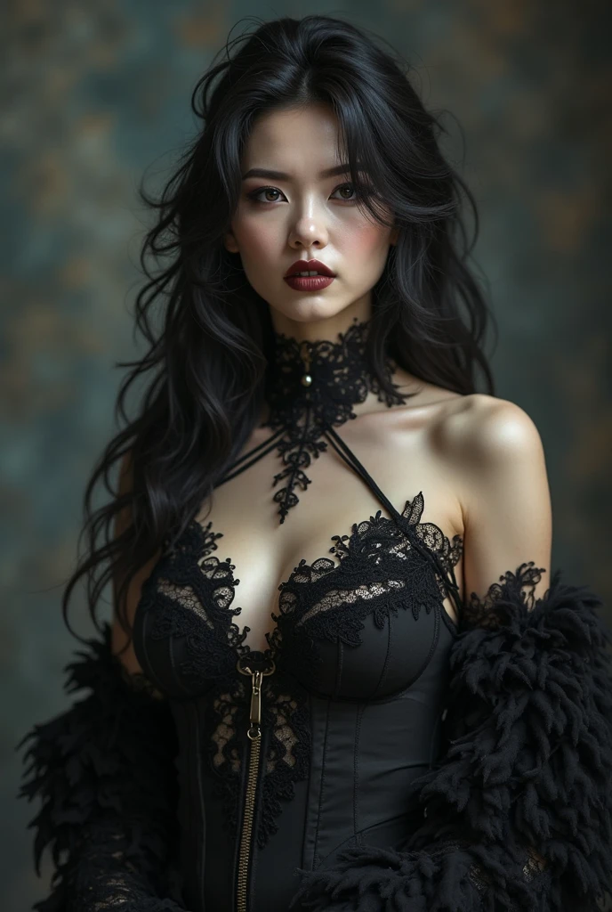 A big ass and busty goth who begs for me telling me I LOVE YOU