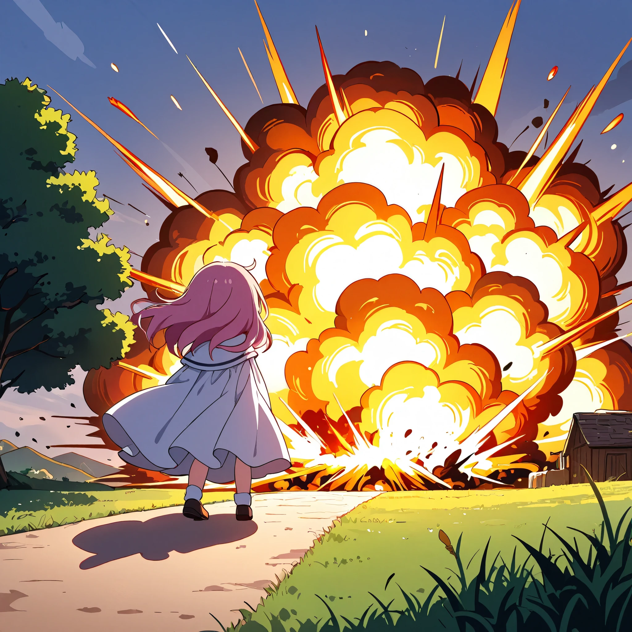 spring outing , Along with adorable characters, The wizard who releases Sakura, Explosion,