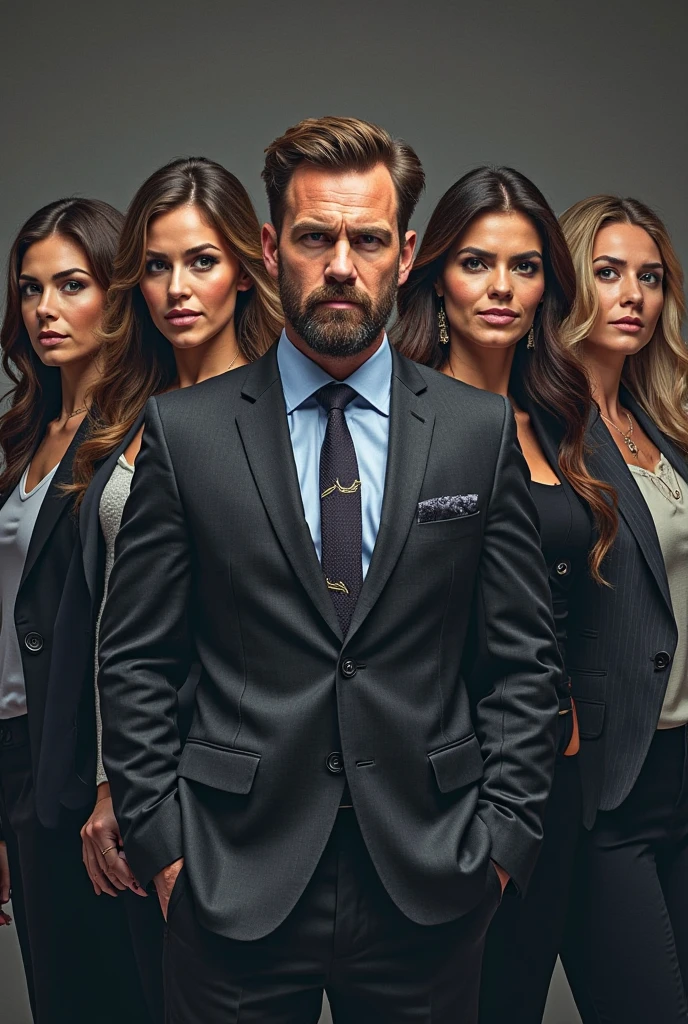 A large group of beautiful men and women Mitnagdim focus on the face