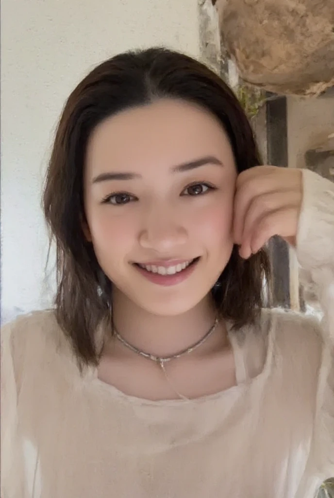 masterpiece,beautiful,extremely detailed,finely detailed,exquisite,(ultra high res),(8k UHD best quality), (realistic, photo-realistic:1.37), depth_of,blurry_background, photo_inset,Dramatic lighting,reference_inset,photo_background,photorealistic,looking_at_viewer,1girl,detailed skin,shiny skin,(((Charming European cobblestone streets in a historic town))),shoko<lora:shoko haida:1>