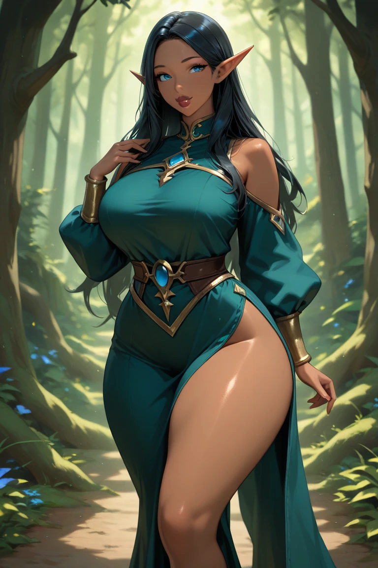 1 female,Small (background:In the woods,Rainforest,In the summer,Strong wind) She has long black hair,Extra long hair,Long hair flying,Straight Hair,Red lips,stand up,Front view, OK, Gloomy sky,(((masterpiece),(Highly detailed CG Unity 8k wallpaper),最OK质量,Light,详细background,Beautiful blue eyes,(Very delicate and beautiful),(Beautiful and detailed description of the eyes),Super detailed,masterpiece,)),face camera,high resolution,Super detailed),Exposing breasts,Exposing genitals, Convex,Camel toe,Sexy bulge,us airforce(wear:Green flight suit)