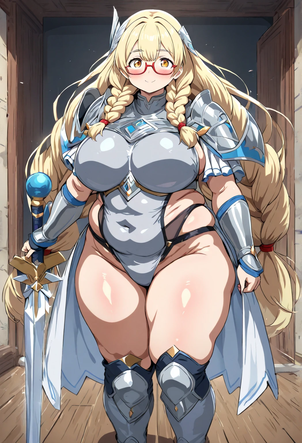 Score_9, score_8_up, score_7_up, score_6_up, score_5_up, score_4_up, source_anime, 1girl, cute elf girl, knight armor, blonde, sagging gigantic huge biggest breasts, wide hips, thick thighs, huge areolae, areola slip, dark nipple, dark areolae, detailed eyes, brushing, bukkake, head tilt, hairy, showing armpit, hairy armpit hair, sperm, Japanese, hentai, penis, sweating, heart mark words, dirty atmosphere, in castle, castle gate, asshole, ass, bukkake, smelly, dirty atmosphere, blonde, cum shot on wall, grabbing ass, burying face into ass, sex, raping,