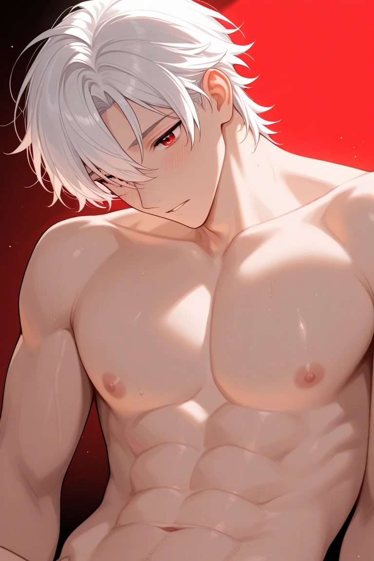 homem, American Indian, albino, tatuagens no rosto,