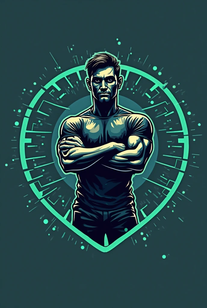 Logo. Strong gym green