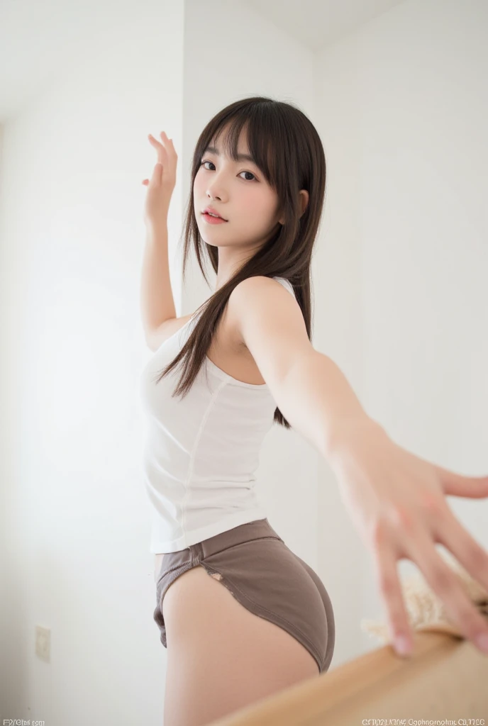 Urzan-6500-v1.1, (RAW Photos:1.2), (Realistic:1.4), Beautiful detailed girl, Very detailed eyes and face, Beautiful and detailed, Ridiculous, 信じられないほどRidiculous, Huge file sizes, Very detailed, High resolution, Very detailed, Highest quality, Tabletop, One Girl, 16 years old, ((Very detailed)), ((Dynamic pose))), (Camel Toe), (Open your mouth)),((Droopy eyes)),((Round face)),((Curl the inside of your hair)), （avert your eyes：1.1),Face close-up,(((黒いplayboy bunny)))、Upper Body、Black costume、With bangs、((thin))、The body is slim、((Looking down)、((With eyes wide open))、(((Angle from below))、(D cup milk))、((Gorgeous Bra))、skirt、With eyes wide open、((((surprised))))、Surprised、scream、Open your mouth、pain、