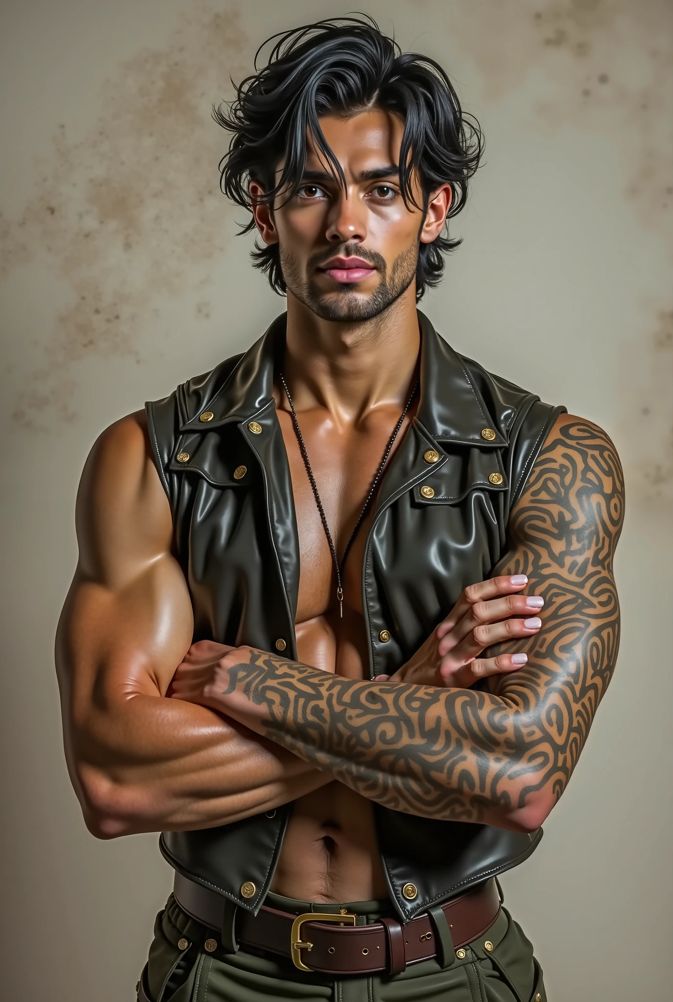 Victor drija with sleeve tattoos