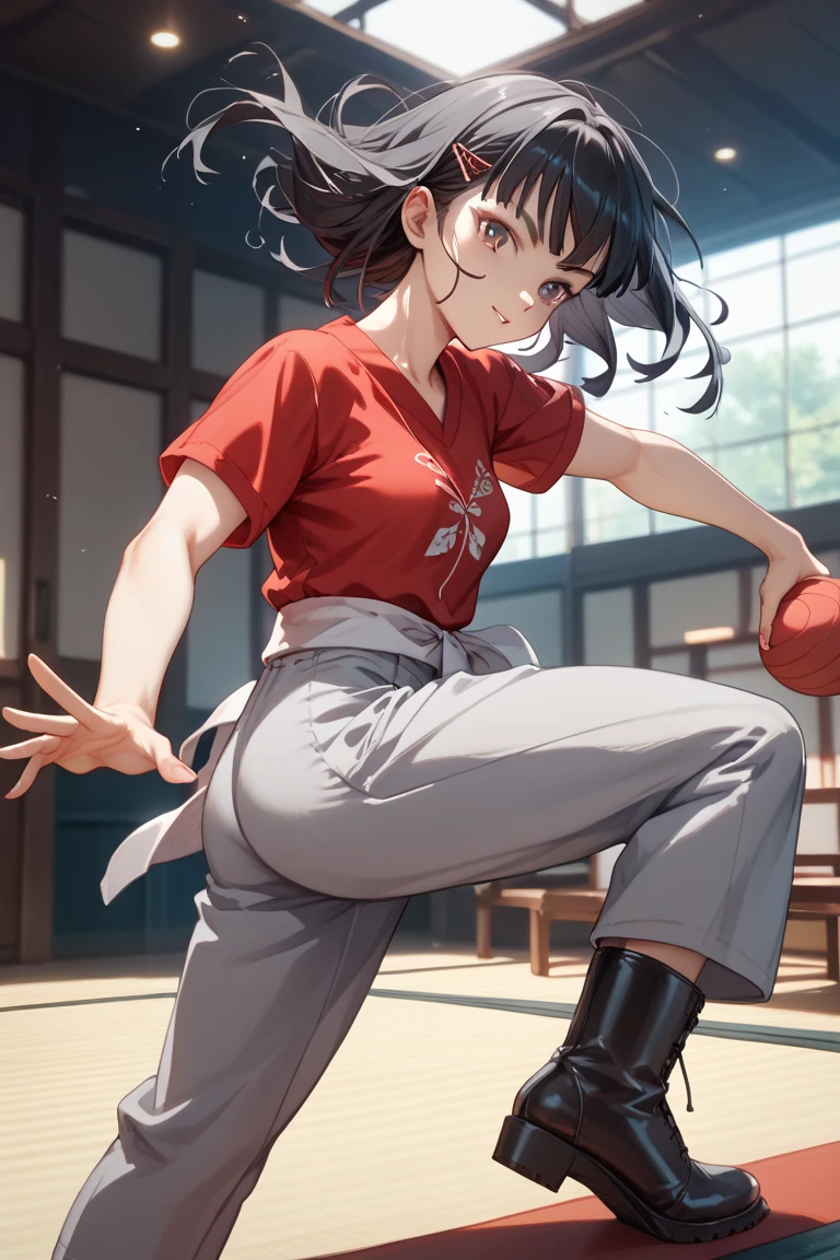 8k, RAW Photos, Highest quality, masterpiece, Realistic, Realistic, (1 Ultimate beauty), 野球cheer leading部,(Strictly adhere to a composition where only one person appears in the photo)、(At the baseball stadium)(Wear rimless glasses)((Female Cheerleader))(cheer leading) (((Bold-colored sleeveless shirt and flared skirt)))Highly detailed face, (Perfect Teeth), fine grain, double eyelid, eyelash, Lip details, (((Black hair pixie cut)), (((Very large breasts)))Big Breasts,(((Accentuate your cleavage)))(((On all fours)))(((It emphasizes the butt cheeks)))((Sexy pose))(((It emphasizes the butt crack....)))Cowboy Shot,  Soft Light, ((Written boundary depth)) 
Proceed with caution，((, Japanese women)), (((moderately fleshy body, Tight waist))), (((Rear view, Realistic))Rear view