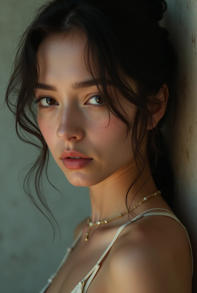 ((Beautiful Face:1.4)), (Purelos Face_v1: 1.0), Half Body,((White simple background)),最high quality, masterpiece, High resolution, One girl,China dress,hair ornaments,necklace, jewelry,Beautiful Face,On top of that_body, Tyndall effect,Realistic, Dark studio, Rim Light, Two-tone lighting,(Skin with attention to detail:1.2), 8k uhd, Digital SLR, Soft lighting, high quality, Volumetric lighting, Frank, photograph, High resolution, 4K, 8k, Bokeh,((Natural big breasts:1.0)),((Upper Body))