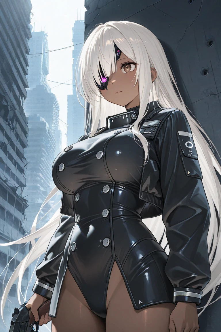 Highest quality、Highest quality、Masterpiece、girl((20-year-old、as soon as、Highest Bust、Medium Bust、Wide open chest、Red glowing eyes、Light Silver Hair、Disheveled Hair、Loincloth、thin、The best valley、Open chest、Full body view、Colorful tank top、Colorful Pants、Smile、Leaning forward greatly))、high quality、Beautiful Art、background((Bright Cities))、flight、Flying Debris、Depth of text、movie、Visual Arts、Perfect Art、8K、Genuine、