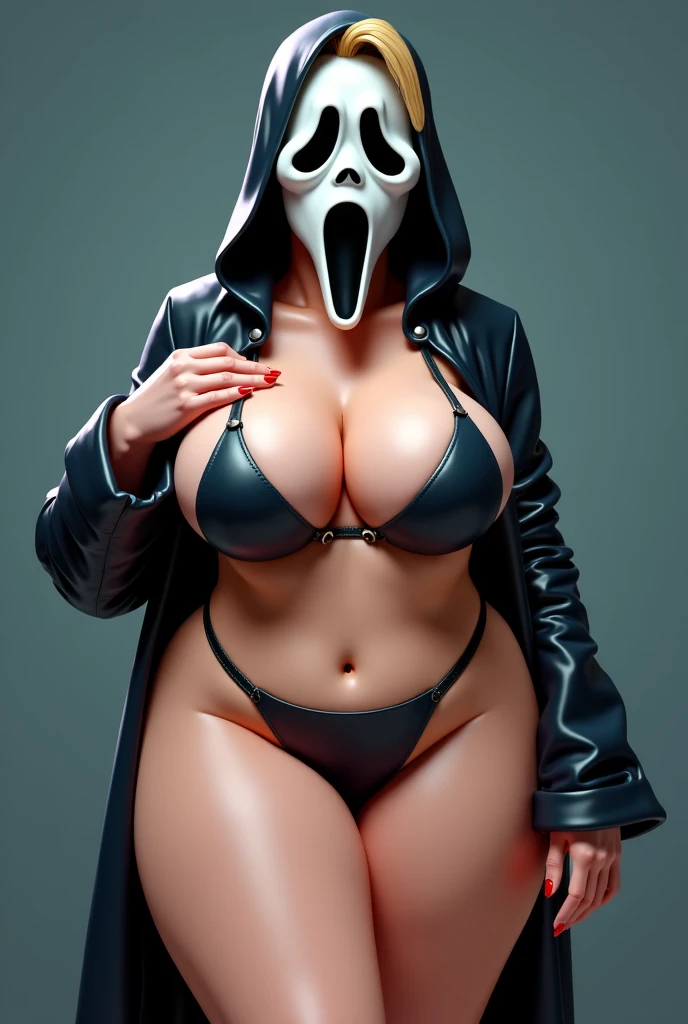 (ultra realistic,32k, masterpiece:1.2),(high detailed skin:1.1),( high quality:1.1),
1girl, <lora:ghostface:0.7>ghostface,long hair, mask, long gown dress,ruffle, cleavage, sunshine, (flower field:1.1), grass,pollen particles,windy, blurry background,(looking at viewer, squatting:1.1),, huge breast,large breast,<lora:add_detail:0.93>,
(moody lighting:1.1),