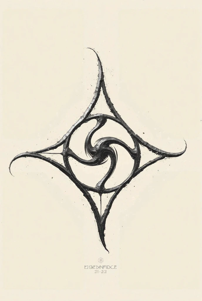Create a minimalist micro realistic black and white Greek or Viking pointillism tattoo