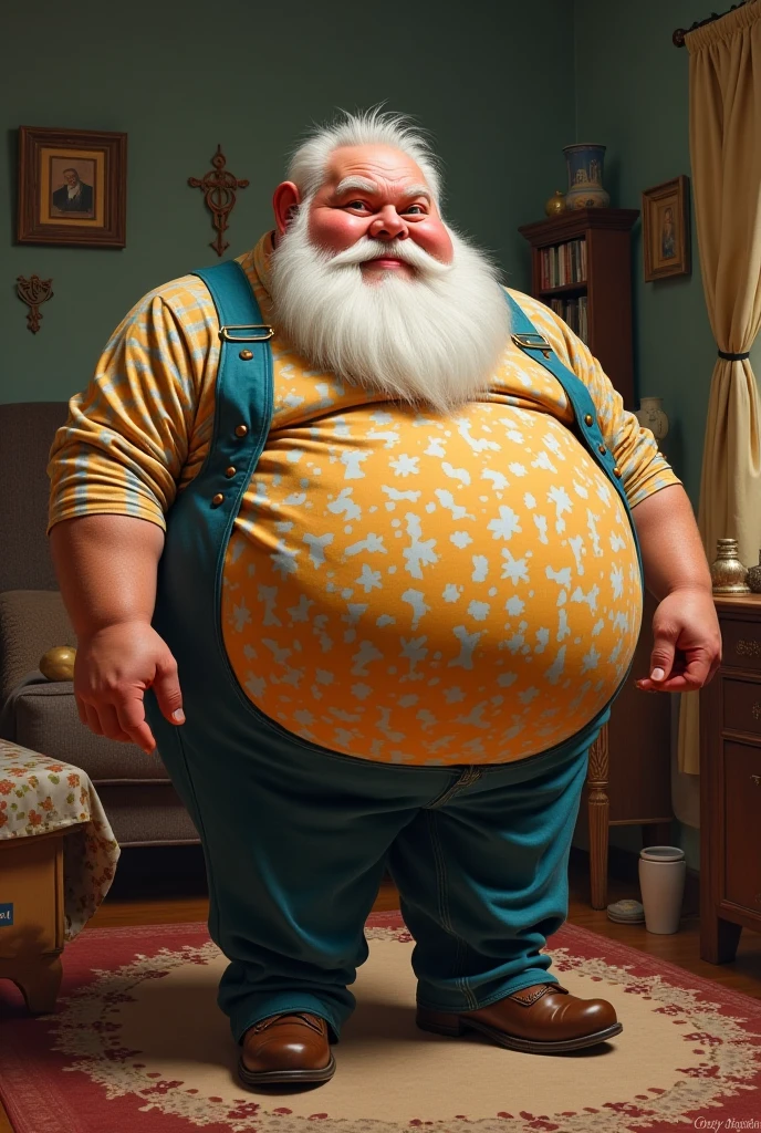 old man big belly