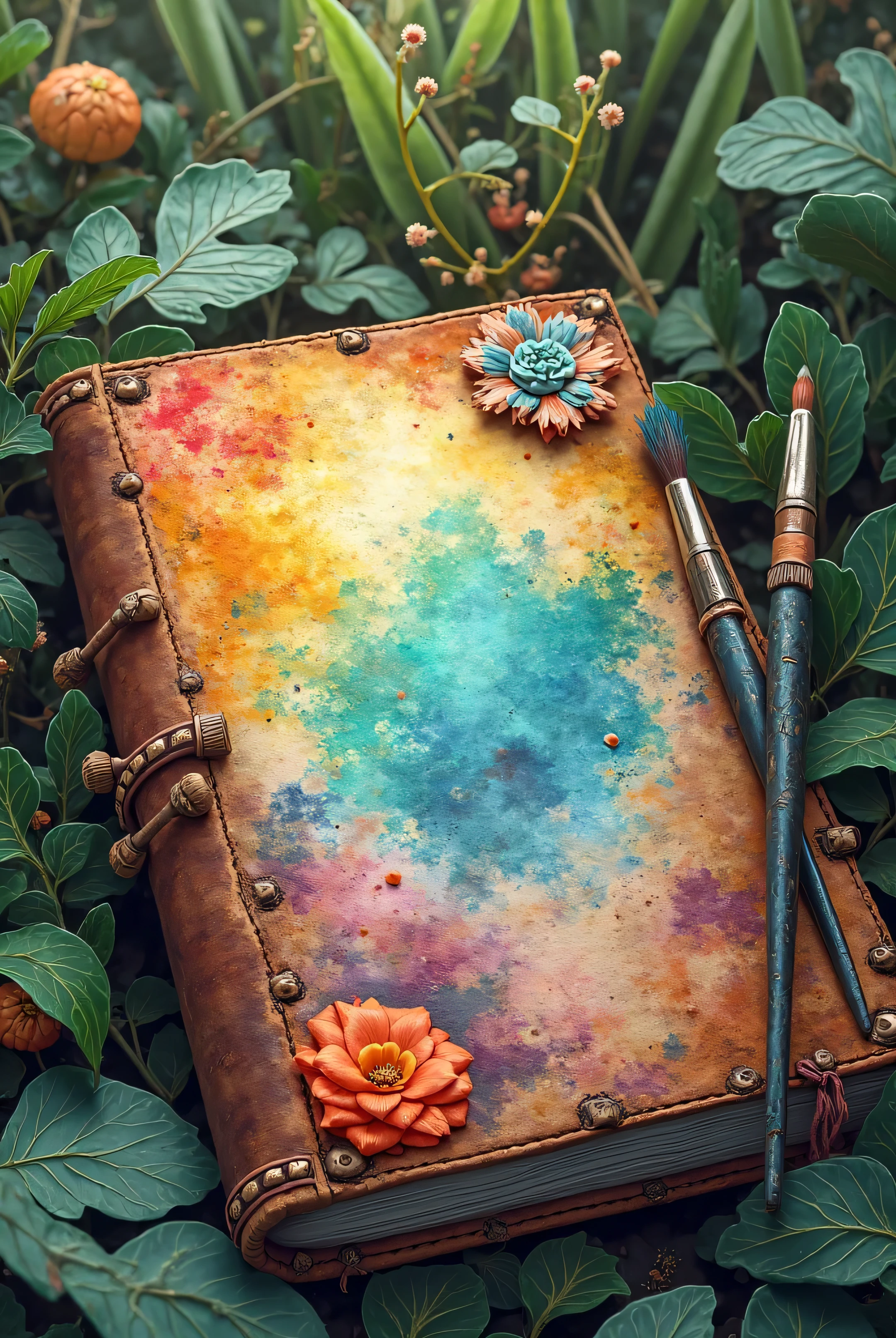 Beautiful notepad for journal writing with beautiful colors