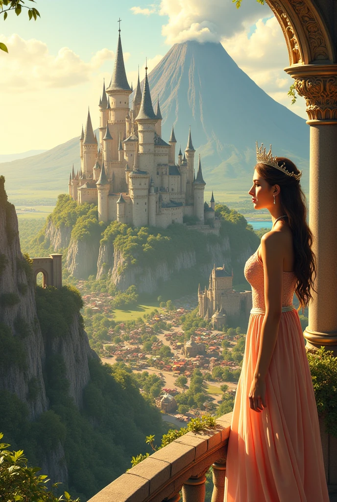  Preity as a giant warrior in the land of the Lilliputians

• Prompt: Preity, Of gigantic size, standing naked above a city of tiny Lilliputians. Her massive figure dominates the landscape, while the little inhabitants look up at her in awe and fear. Her expression is determined and powerful, while the light highlights her mighty silhouette.
	•	Details: ISO 800, f/3.2, 1/125s, 50mm focal length, diffuse light from above.
