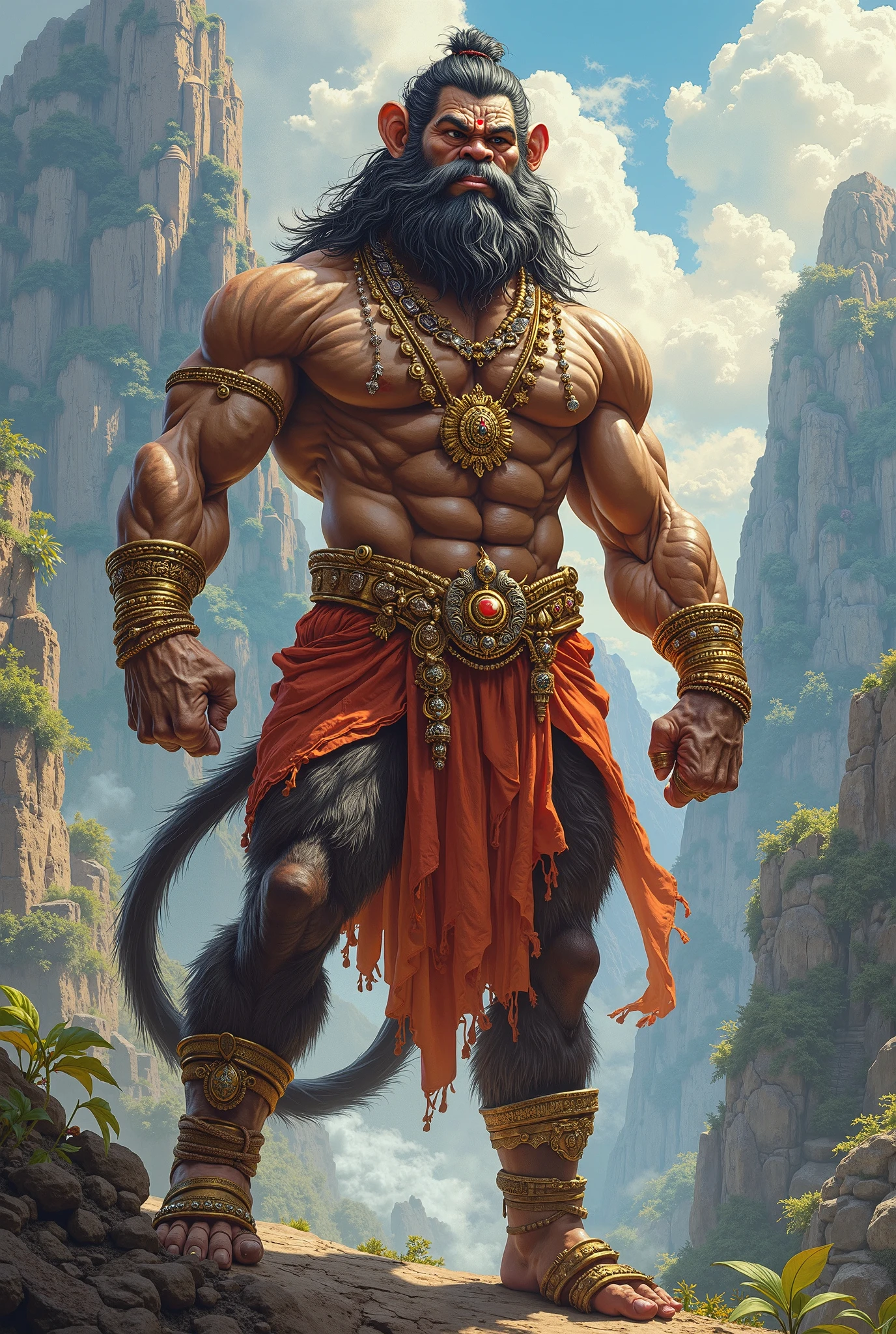 (masterpiece),(highres),(intricate details:1.4),extremely detailed,(illustration:1.2),8k,photorealistic,exquisite,aged,elder male lion ,muscular,(warrior :1.7),(Ancient Greek mythological style;1.8),manhood,long hair,long white beard,scar,(badly damaged),(sacrifice),hurt,broken body ,(bulging crotch:1.8),(homosexual),(naked upper body:1.7),(a serene face:1.9)