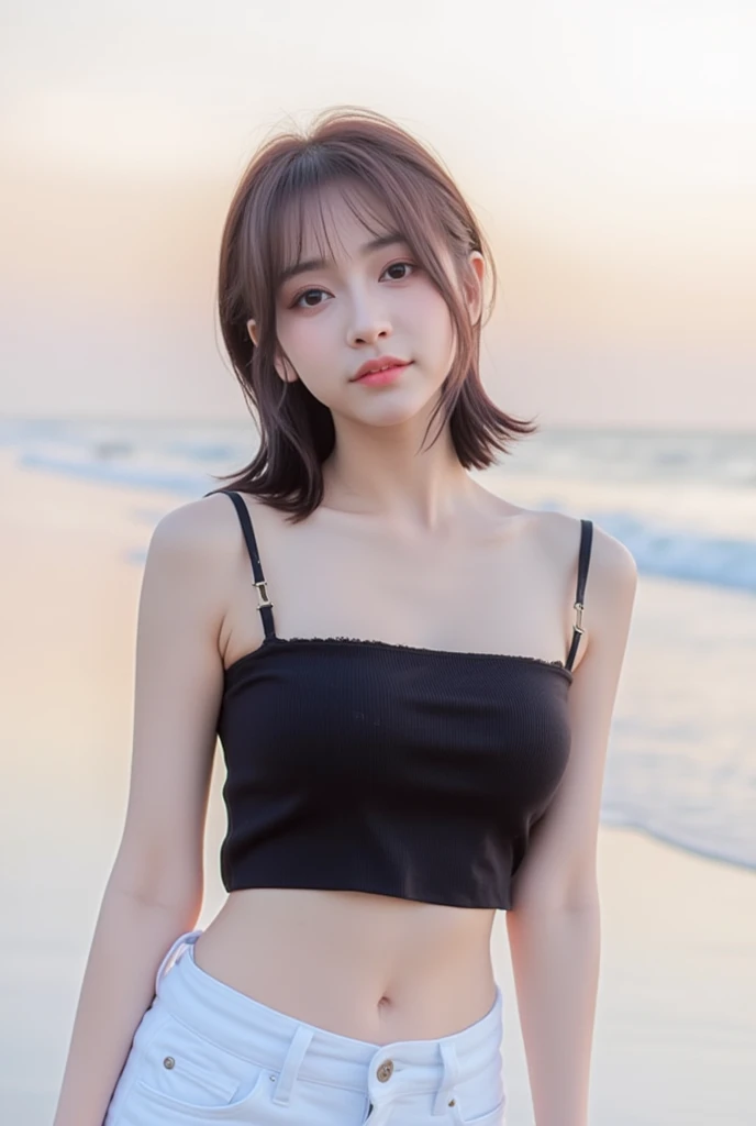 Alafe woman peeking out of black jacket sticks out her ass、A waist-deep hot spring、As if Lisa Simpson came back to life, leaked image, leaked photo, at instagram, dilraba dilmurat, ruan cute vtuber, cartoonish cute, Hannah Alisa Omale, Instagram, Larisa Manobal, eva elfie, katelynn mini cute style、huge-breasted、sensual breasts、Sensual body、Glaring eyes、short-cut、Cat ear headband、soaked clothes、Covered in oil、Waist-deep hot springs、Far angle、fully body photo、More angles、