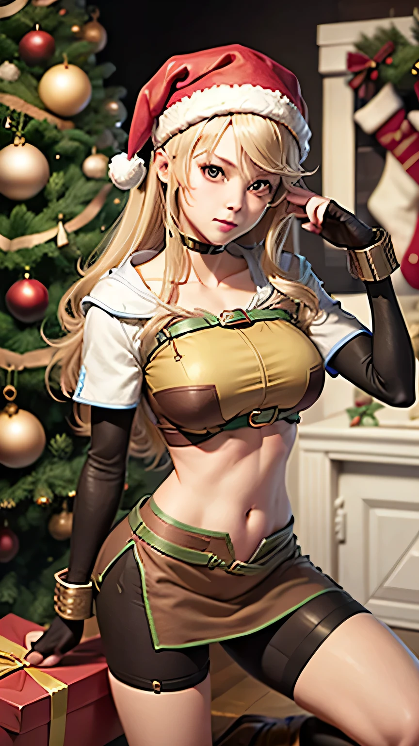 1girl, adult,corrin, ragnarok online, xmas