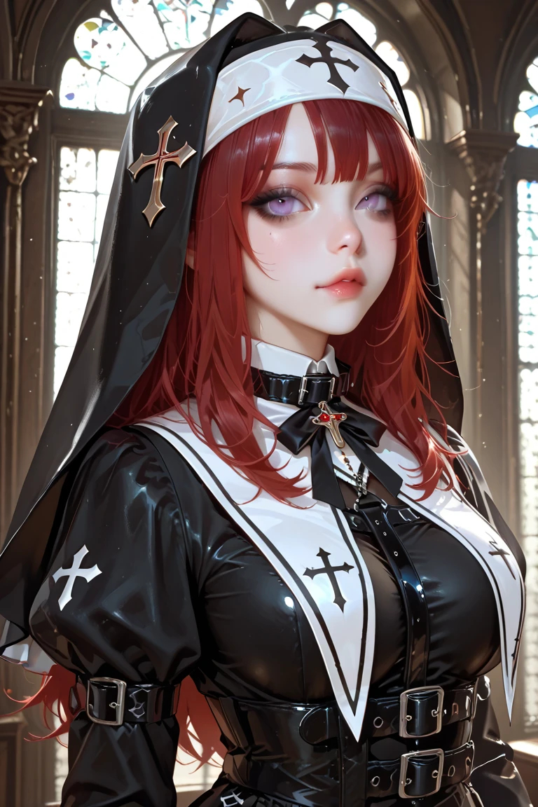 score_9, score_8_up, score_7_up, score_6_up, score_5_up, score_4_up, source_anime, 3dr7, mature female, nun, pink eyes, black horns, red hair, long hair,
BREAK dark, chapel, upper body, red lighting, bedroom eyes, visible breath
<lora:3d-REXstep00001800:1>