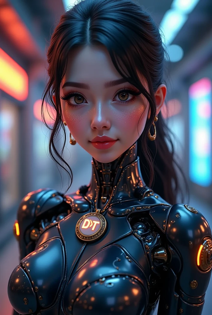 (1girl), (human face, human skin:1.3), Highly Detailed Beautiful girl, (extremely detailed beautiful face), Amazing face and eyes, (Highest Quality: 1.4), (Super Detailed), (Very Delicate and Beautiful), golden body, Biomechanical Cyborg, Beautiful Natural Shapes, Arteries, Veins , lace, colorful details, diamond earrings, very delicate embroidery, intricate details, surreal, Super detailed, cyborg girl, realistic, (Special skin that allows the inside of the body to be seen through, translucent skin, Precise golden body, hollow body interior, half-human translucent human body, skin made of extremely complex layers of metal fibers, extremely complex body made up of countless IC chips structure: 1.6), iridescent, futuristic, super complex, super beautiful, highly detailed CG unified 8K wallpaper, high resolution raw color photo, professional photo, flesh and blood, (cyber punk, Spiral structure, future urban cyberspace, iridescent illumination, dazzling light:1.35), sf, A scene from an impossible movie