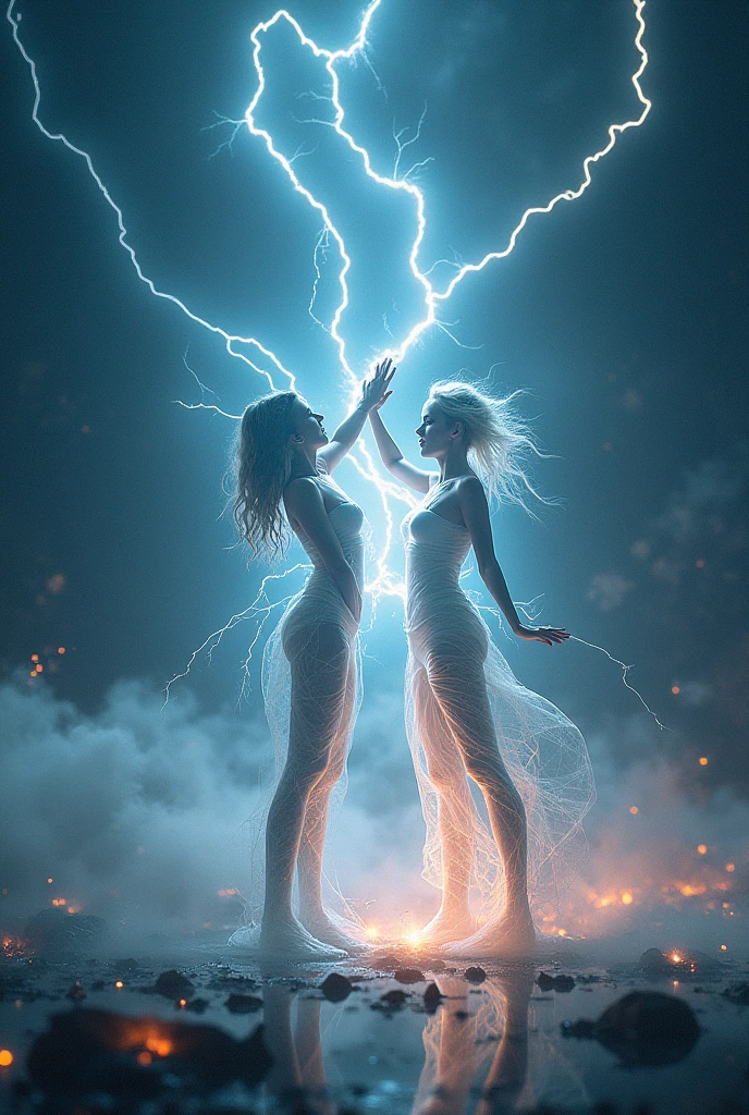2 dancing silhouettes at sunset,full body, anatomicallycorrect body, water ink,ink water,ink cloud,Alberto Seveso art,loose painting style, intricate detail, cinematic lightning,octane render, volumetric lighting, extremely detailed foreground, bright colours, 8k, ultra high definition, non blurred, textures, 3d, cinematic landscape