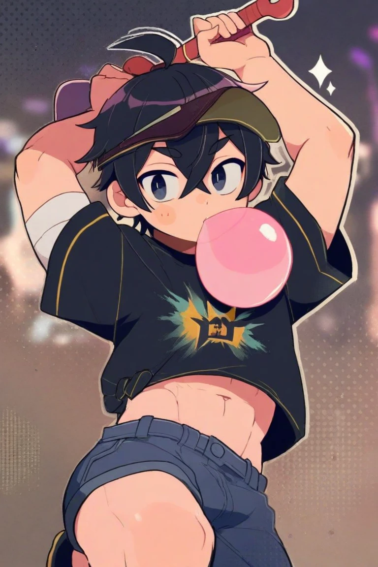 (androgynous), (boyish), beautiful, chubby, (very short hair), (pudgy face), (thick), overweight, beefy, nipples, (cute), (little brat), (naughty brat), (へそ), ぽっちゃりした体, 汗ばんだ体, (臭そうな体), (moobs), (ikemen), (boyish)