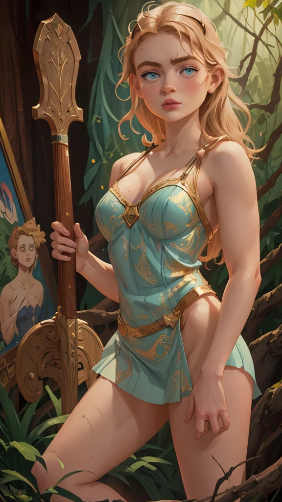 (Archer holding a bow and arrow:1.6)、Medieval Fantasy Archer:1.3、Exquisitely detailed skin、Detailed facial features、Beautifully detailed eyes、Beautifully detailed lips、Highly detailed face、Long eyelashes、blonde、Very beautiful hair、Flowing Hair、Big Breasts、Narrow waist、Big Butt、Ideal proportions、Archer's Pose:1.3、Medieval elegant dress、Leather Armor、The background is deep in the forest、sunset、wood々Overgrown and dim、Detailed Background、(Highest quality、8K、High resolution、masterpiece:1.2)、Super detailed、(Real、Photorealistic、Photorealistic:1.37),