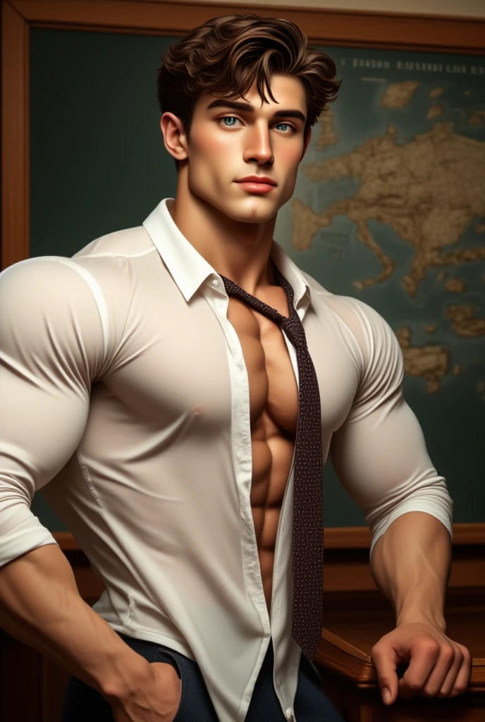 (1boy, photorealistic:1.4, masterpiece:1.2, ultra detailed, best quality, 4k), a handsome college aged boy nude in the school library holding a large stack of books in front of him, concerned expression while balancing books, wearing glasses, (((male))), slim athletic body build, indoor library lighting, detailed face, ultra detailed skin, RAW