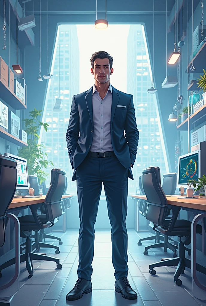 Personagens de desenho animado de cinco homem usando bota marrom e camisa cor palha , um personagem animado, in an office operating room with multiple screens of monitoring cameras on the wall , Caractere estilizado, animation style rendering, 3D estilizado, Arnold Maya render, 3 d render stylized, toon render keyshot, Personagem 3D, Personagem 3D, 3d rendering stylized, 3 d character render, personagem de desenho animado, Personagem de close up, Pose de personagem, (Estilo Pixar) (master part:1.2) (Bokeh) (best quality) (pele detalhada) (textura detalhada) (8k) (argila) (Cinematic lighting) (foco nítido，Senta e vaza a parte superior do corpo