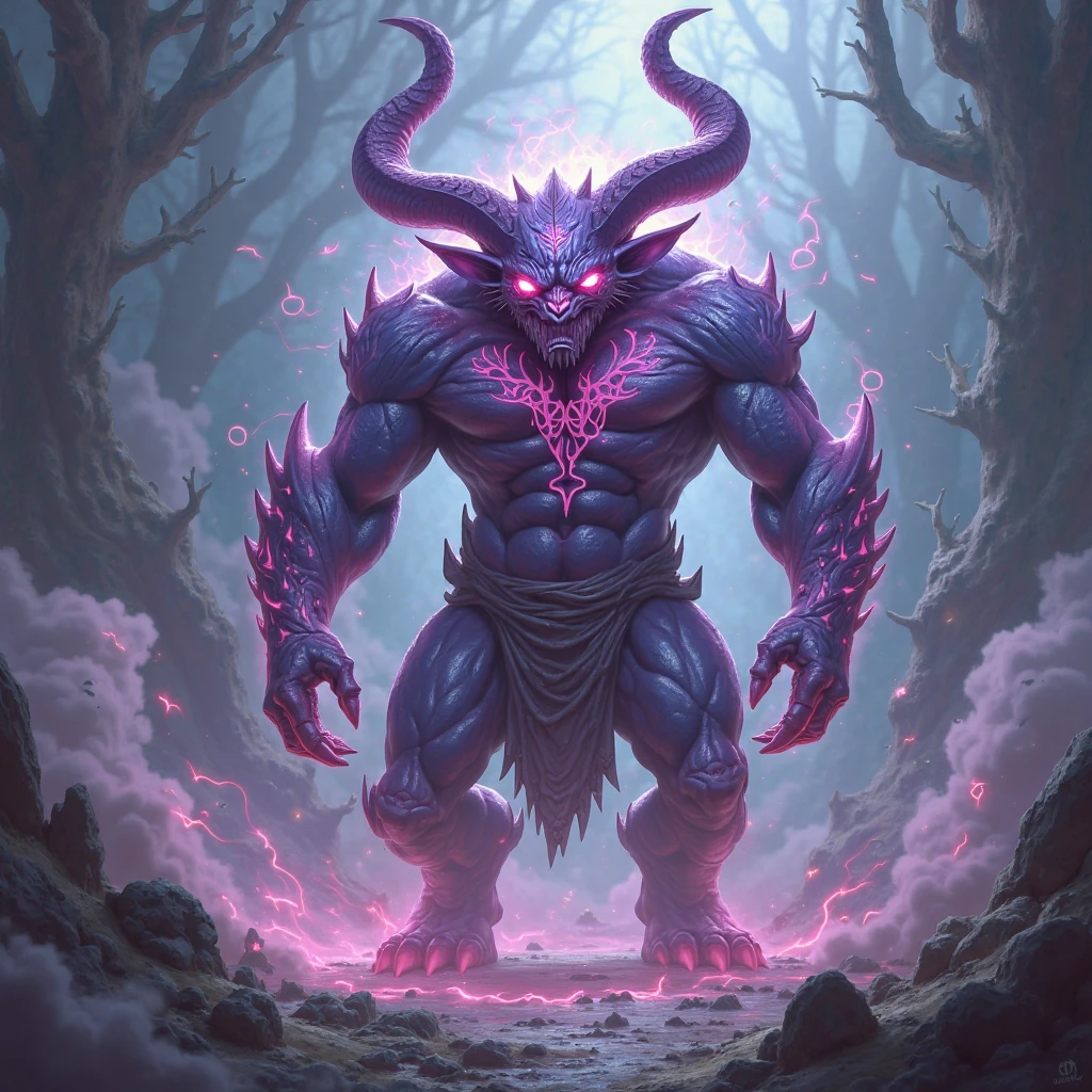 Extremely rare the three-horned creature has a relatively docile personality and it spits acid bubbles to intimidate, Masterpiece, best quality