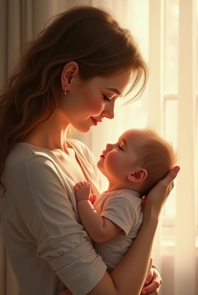 Holding your child for the first time