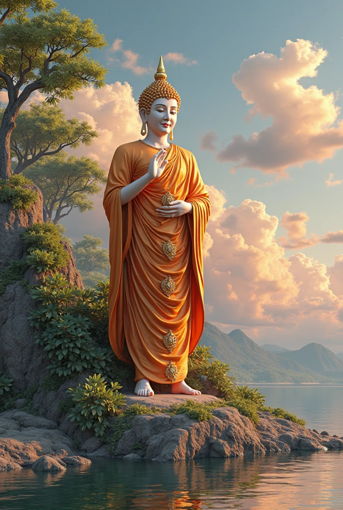 The Metafiction of Asiatopia, , Zen ART, jiriya, thai art, thawan duchanee ,The Statue of the Walking Buddha